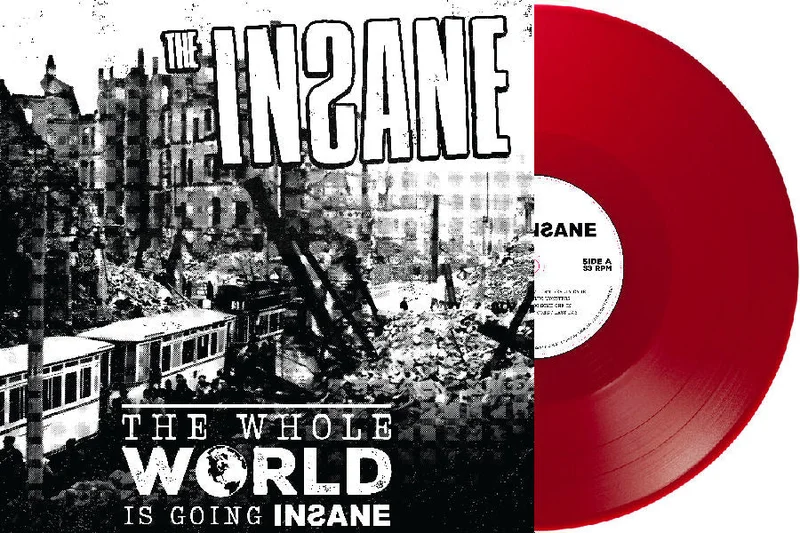 Insane - The Whole World Is Going Insane NEW LP (red vinyl) PREORDER, WERE TRYING THIS AGAIN
