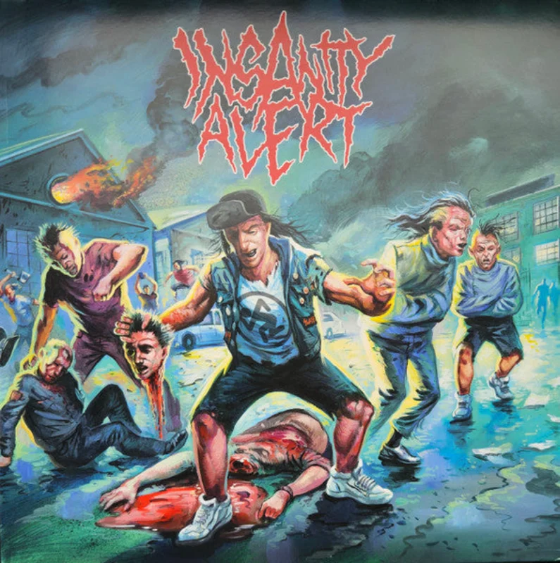 Insanity Alert - S/T USED METAL LP (coke bottle vinyl)