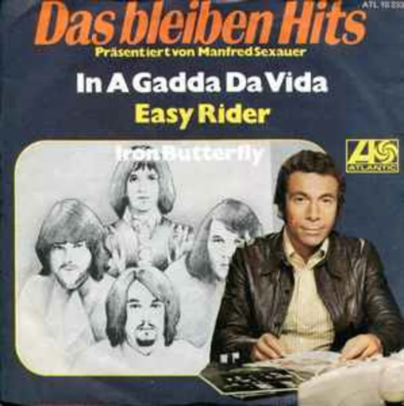 Iron Butterfly  In A Gadda Da Vida / Easy Rider  (1977)     7"