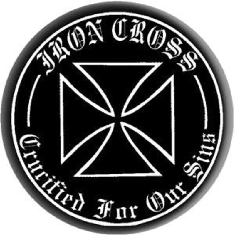 IRON CROSS button (1 inch)