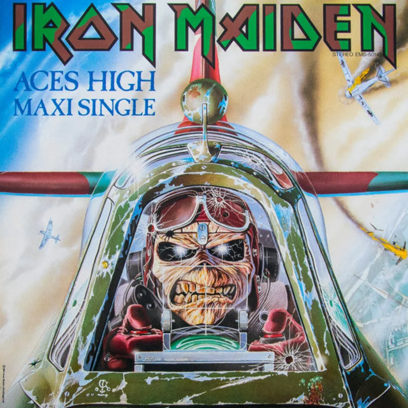 Iron Maiden - Aces High USED METAL LP (jpn) promo