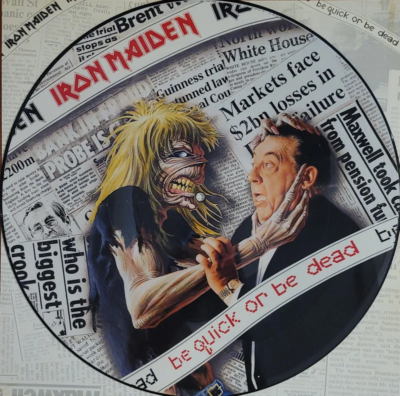 Iron Maiden - Be Quick Or Be Dead 12" Single (Picture Disc)