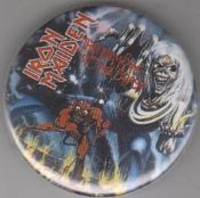 IRON MAIDEN - BEAST big button