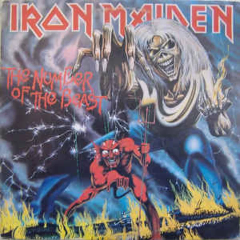 Iron Maiden - The Number Of The Beast USED METAL LP