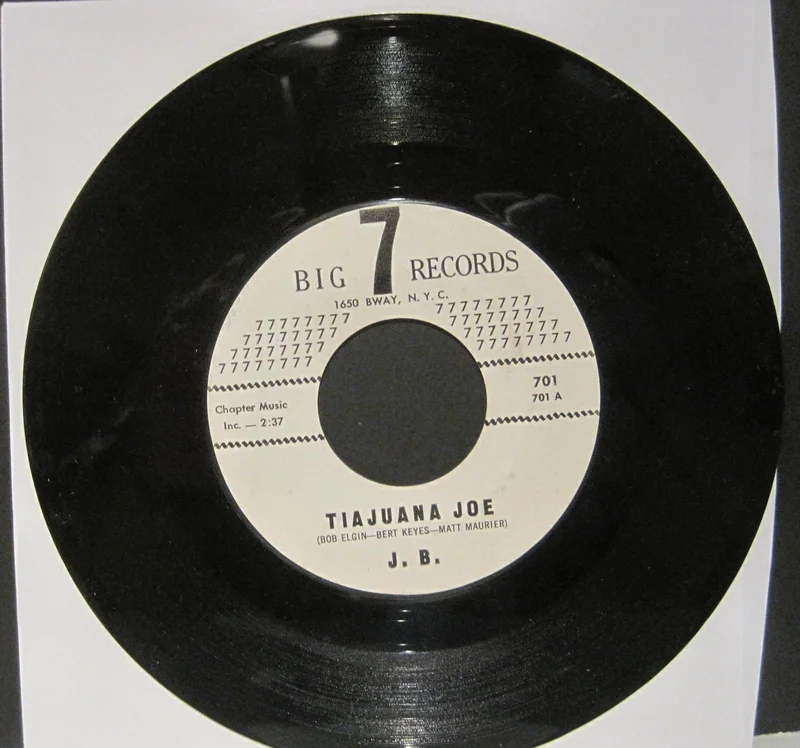 J. B. - Tiajuana Joe b/w Joe's Siesta