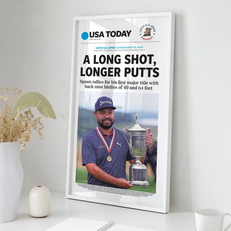 J.J. Spaun's Victory at 125th U.S. Open Front Page