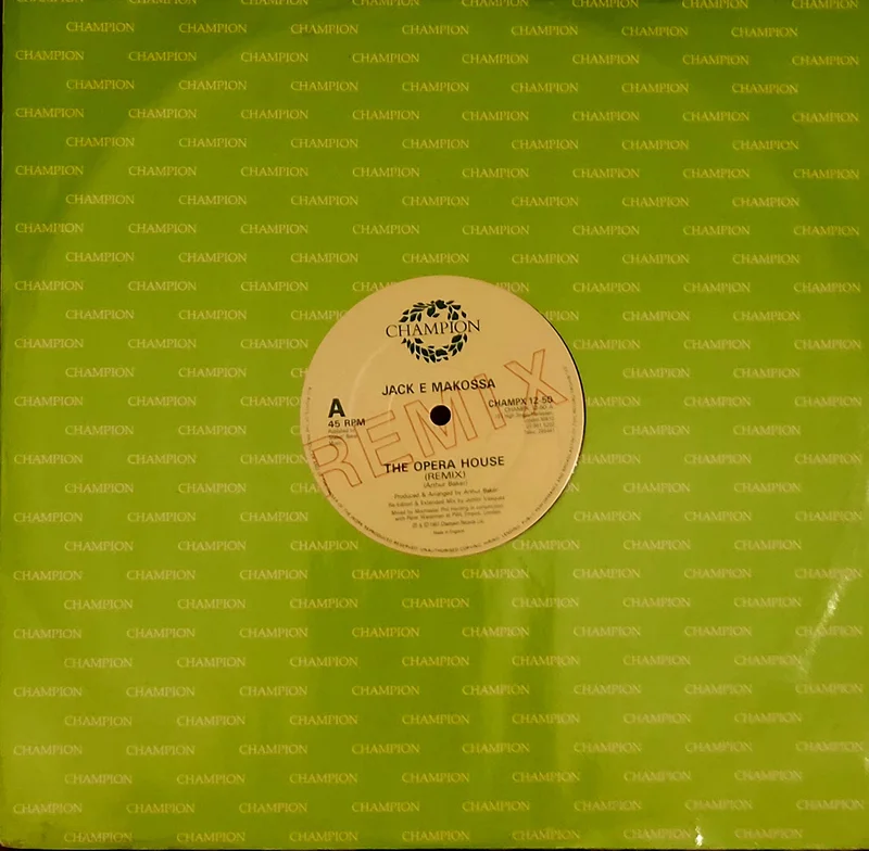Jack E Makossa - The Opera House (Remix) 12" Single