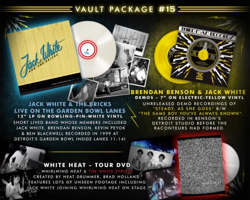 Jack White And The Bricks  Live On The Garden Bowl Lanes: July 9, 1999 Lp (Ltd White Bowling Pin Exclusive Vault Package 15)