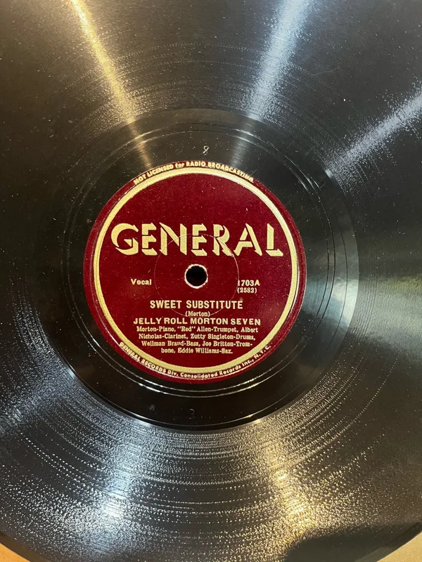 Jelly Roll Morton Seven - Sweet Substitute b/w Panama