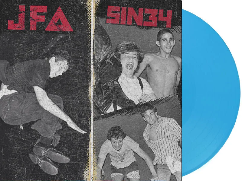 JFA / Sin 34 - Split NEW 7" (blue vinyl)
