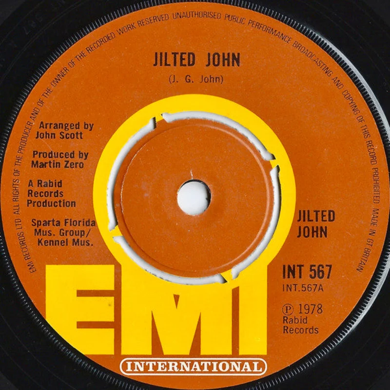 Jilted John - S/T USED 7"