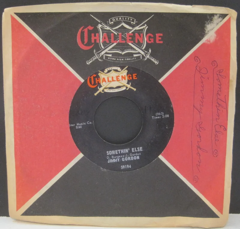 Jimmy Gordon - Buzzzzzz b/w Somethin' Else