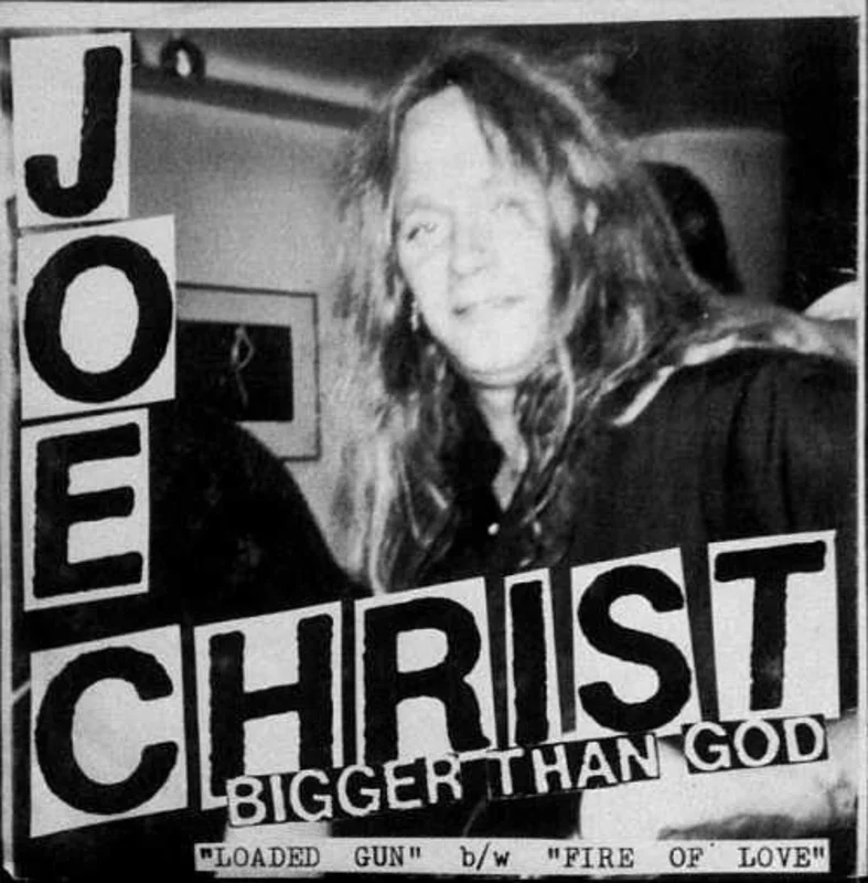 Joe Christ And Bigger Than God - Loaded Gun  USED 7" (orange vinyl)