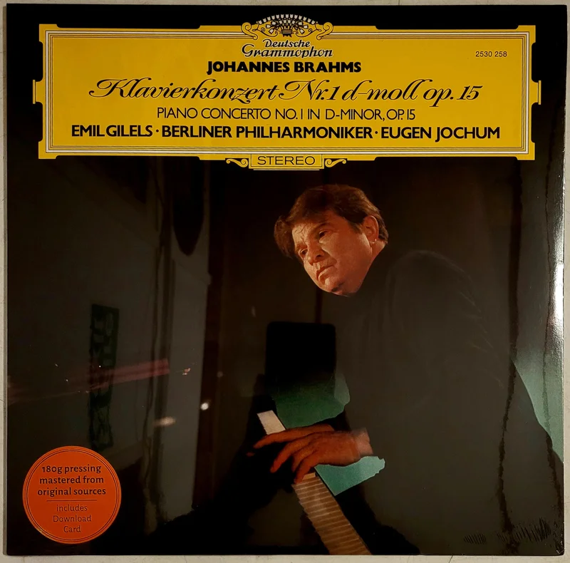 Johannes Brahms, Emil Gilels  Berliner Philharmoniker  Eugen Jochum  Klavierkonzert Nr. 1 D-moll Op. 15