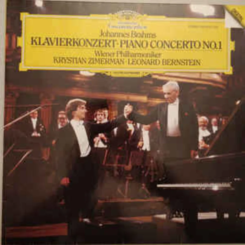 Johannes Brahms  Wiener Philharmoniker, Krystian Zimerman  Leonard Bernstein  Klavierkonzert = Piano Concert No. 1  (1984)