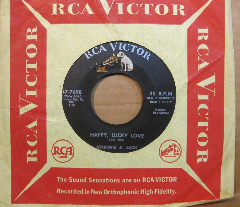 Johnnie and Jack - Happy, Lucky Love b/w Sweetie Pie