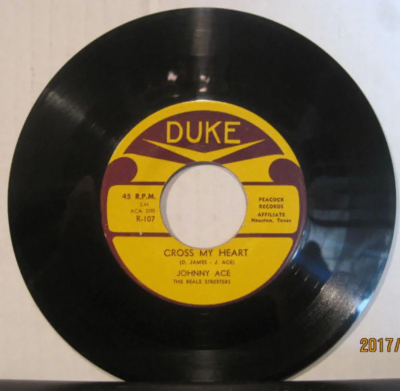 Johnny Ace & The Beale Streeters - Cross My Heart b/w Angel