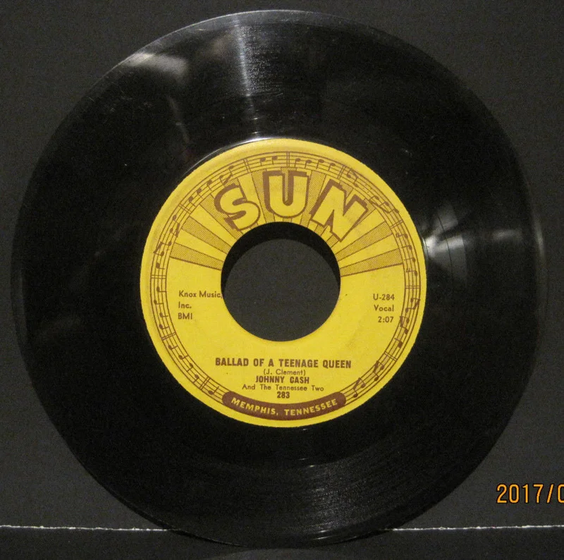 Johnny Cash - Ballad of A Teenage Queen b/w Big River