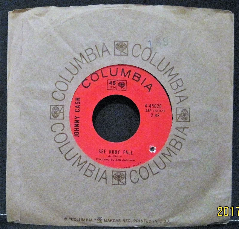 Johnny Cash - Blistered / See Ruby Fall