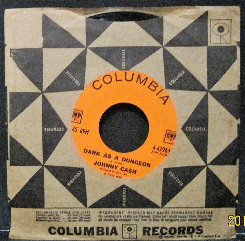 Johnny Cash - Dark As A Dungeon b/w Understand Your Man
