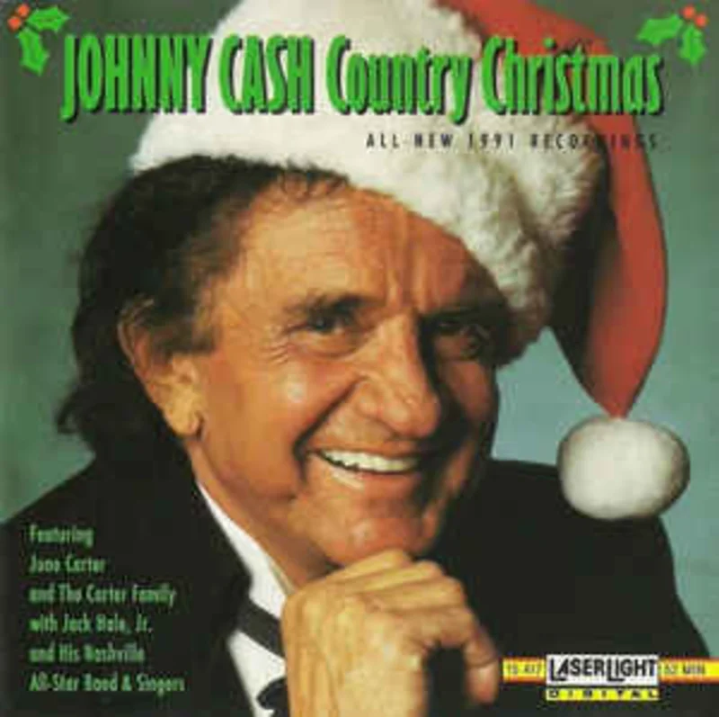 Johnny Cash Featuring June Carter And The Carter Family With Jack Hale, Jr. And His Nashville All-Star Band & Singers  Country Christmas  (1991)   CD