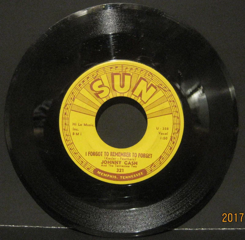 Johnny Cash - I Forgot To Remember b/w Katy Too