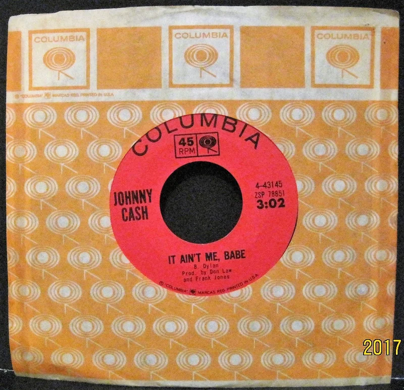 Johnny Cash - It Ain't Me Babe / Time and Time Again