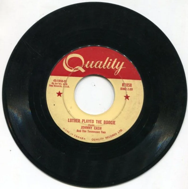 Johnny Cash - Luther Played The Boogie/ Thanks a Lot