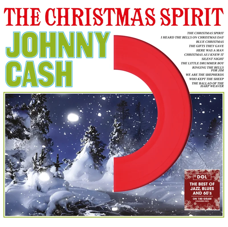 Johnny Cash - The Christmas Spirit - import re-issue on limited colored vinyl