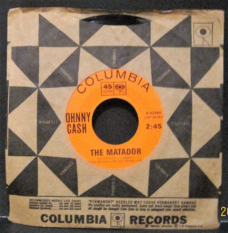 Johnny Cash - The Matador b/w Still In Town