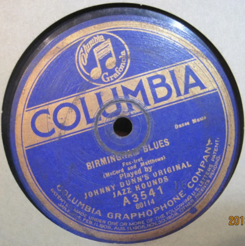 Johnny Dunn's Original Jazz Hounds - Bugle Blues b/w Birmingham Blues