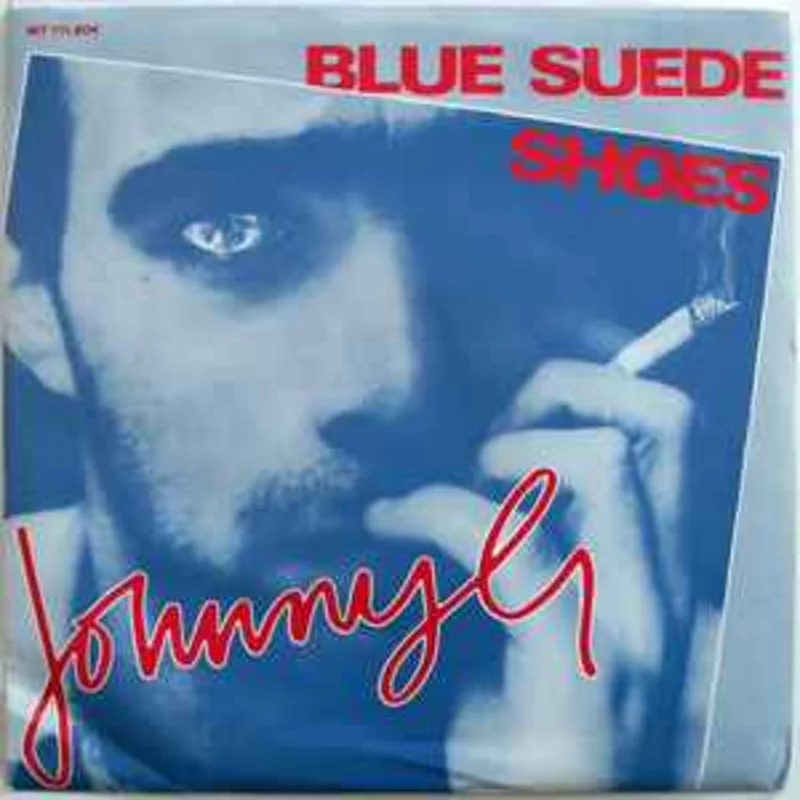 Johnny G  Blue Suede Shoes  (1980)     7"