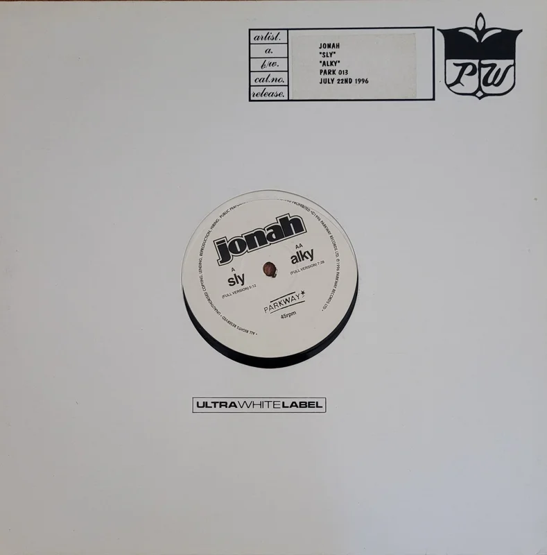 Jonah - Sly / Alky 12" Single