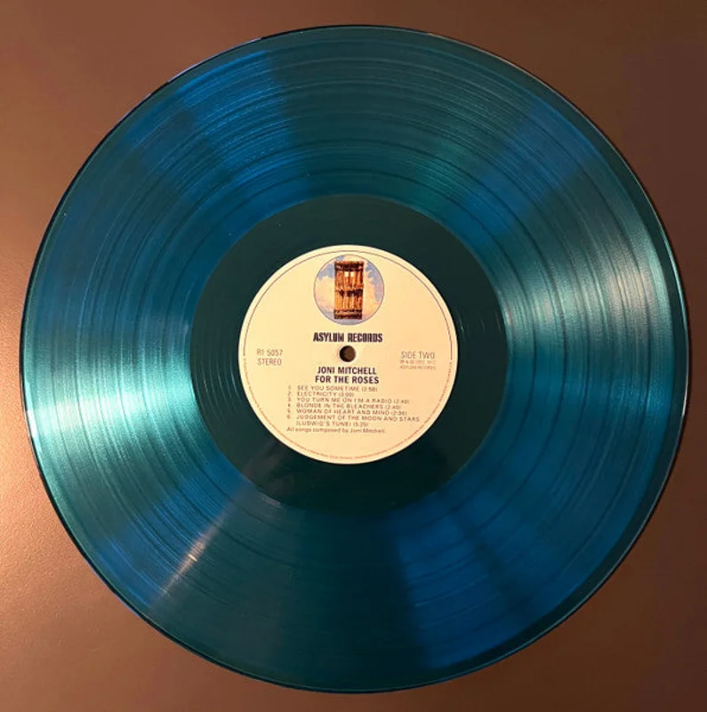 Joni Mitchell - For The Roses Lp (Ltd Transparent Aqua)