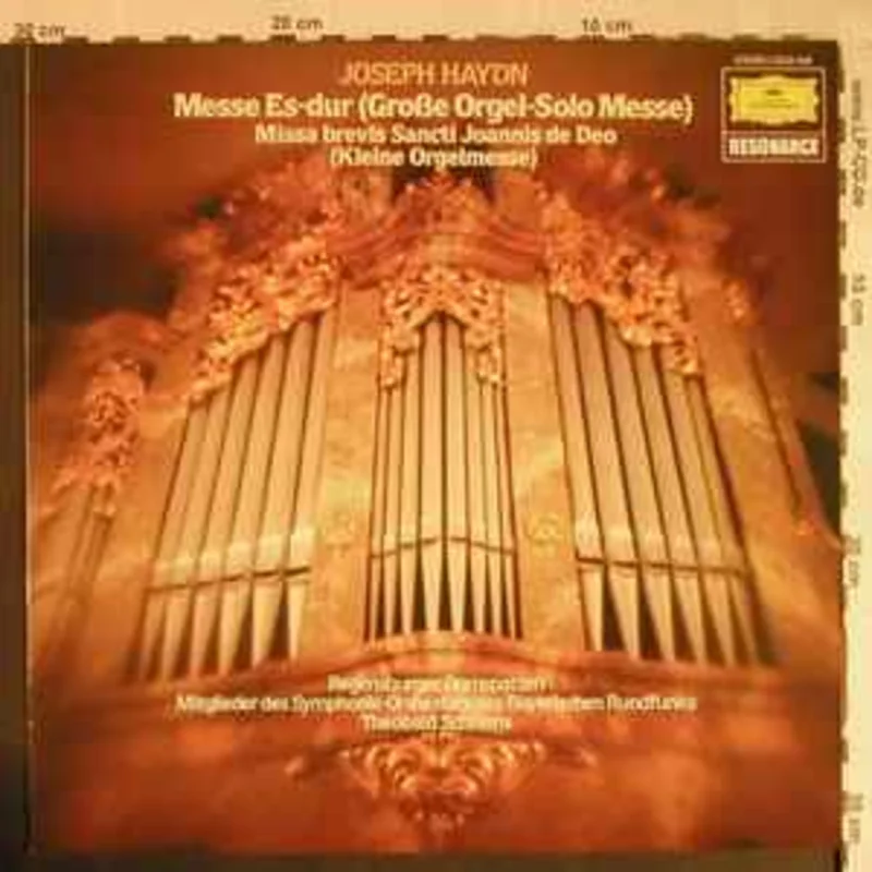 Joseph Haydn, Theobald Schrems, Regensburger Domspatzen, Regensburger Domchor  Grosse Orgel-Solo-Messe Es-Dur  Kleine Orgelmesse B-Dur  (1982)