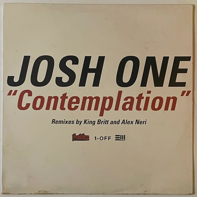 Josh One - Contemplation 12" Single