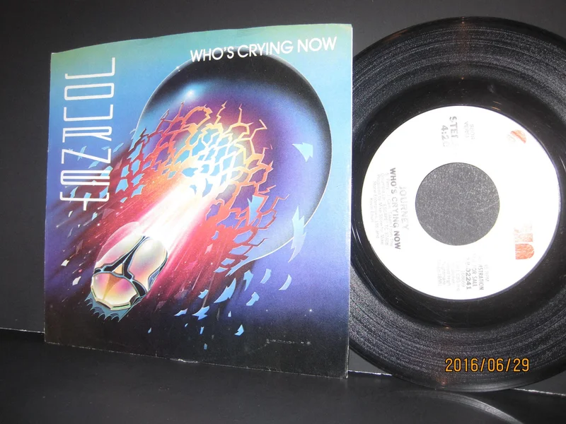JOURNEY Who's Crying Now Promo 45 w/ PS