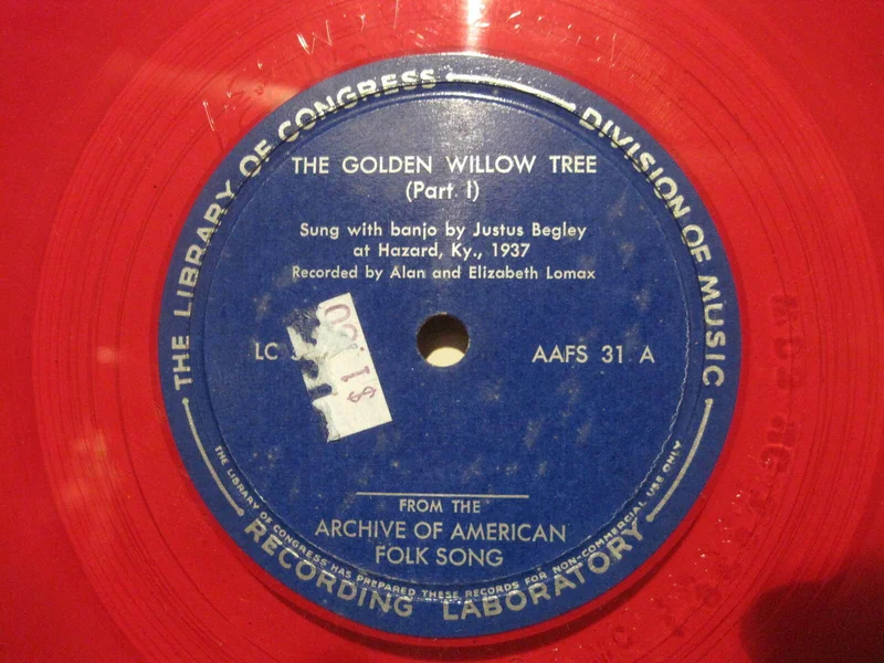 Justus Begley - The Golden Willow Tree b/w The Rambling Boy