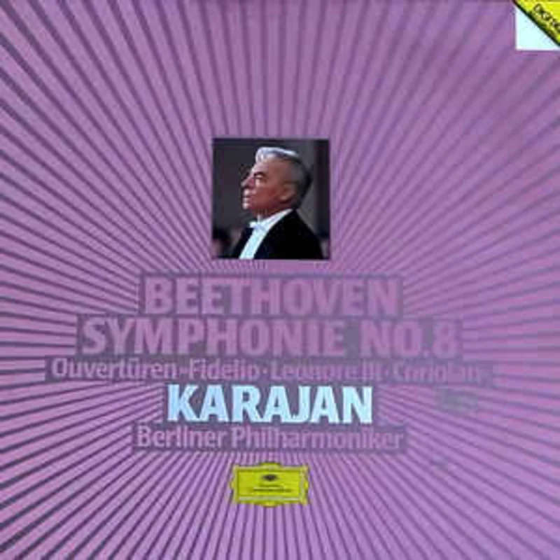 Karajan*, Berliner Philharmoniker  Symphonie No. 8 Ouvertren Fidelio - Leonore III - Coriolan (1986)