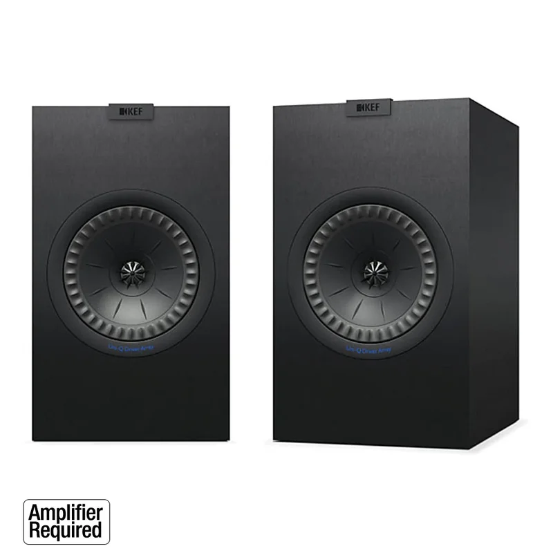 KEF Q350 Bookshelf Speakers [Amp Needed]