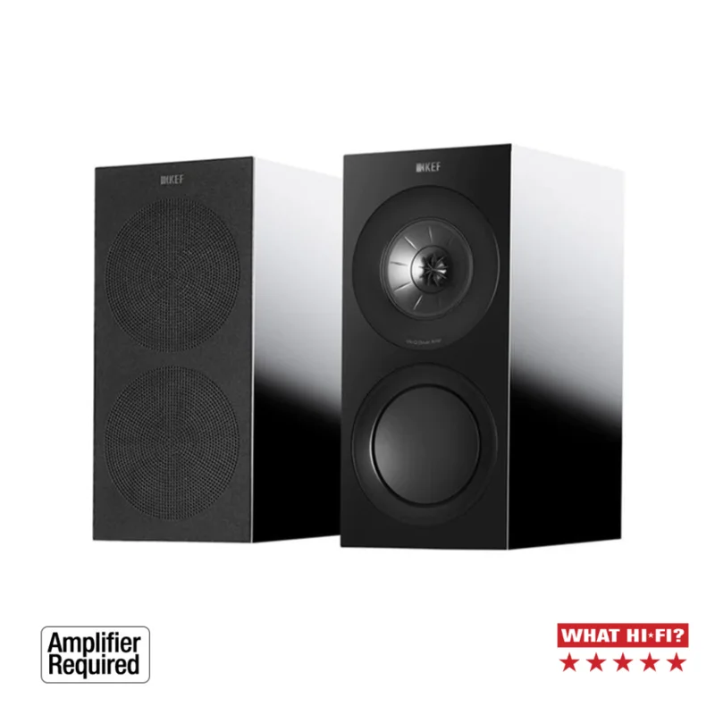 KEF R3 Bookshelf Speakers [Amp Needed]