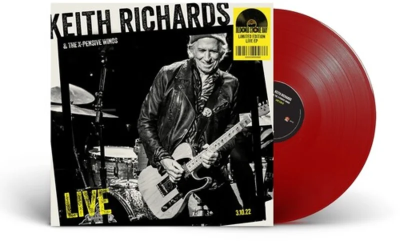 Keith Richards & The X-Pensive Winos - Live '22 - EP on colored vinyl for RSD25