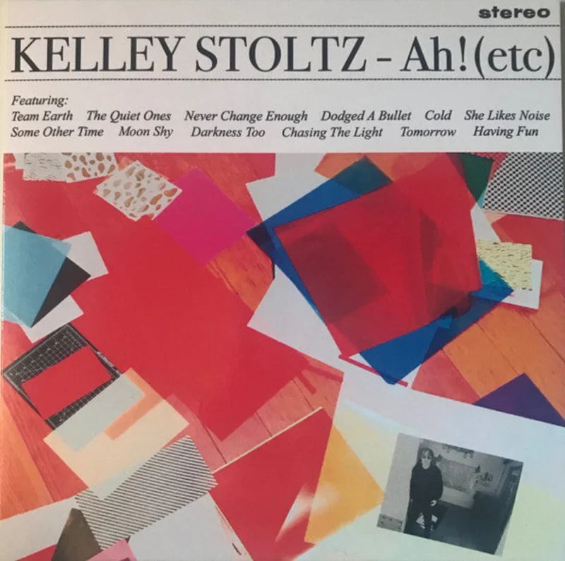 Kelley Stoltz  Ah! (etc) / Casio Life Lp (Ltd 'Dinked' Yellow Splatter Plus Bonus 12" Pink Ep)
