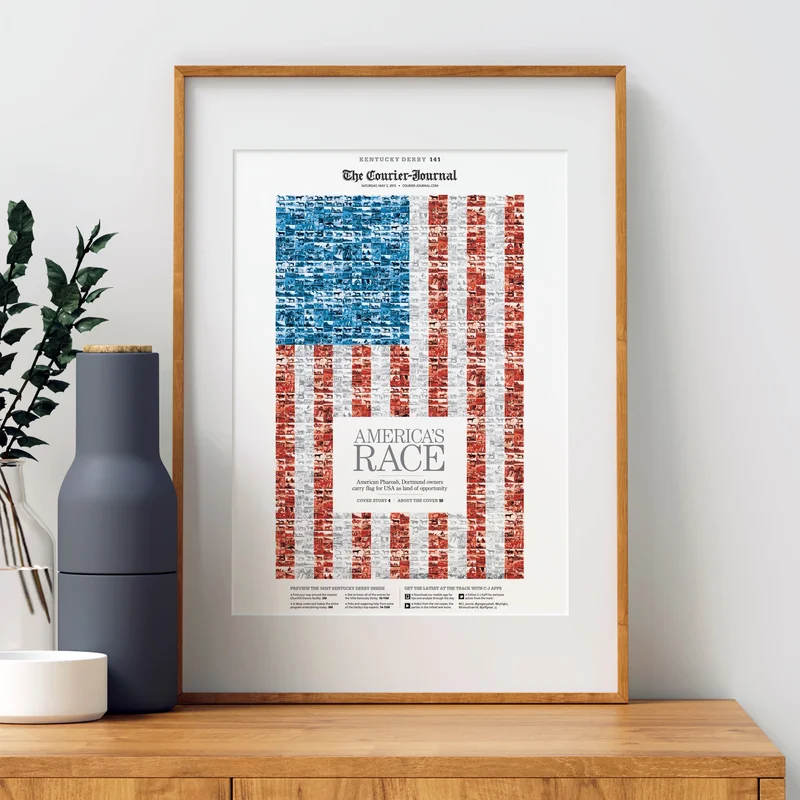 Kentucky Derby America's Race Front Page Wall Art