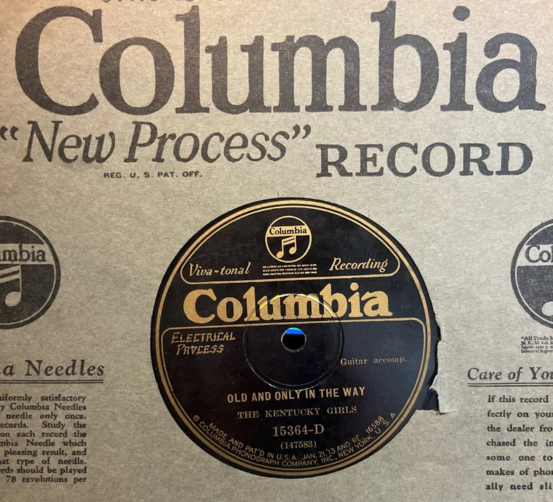 Kentucky Girls - Old and Only in The Way b/w Sweet Golden Daisies