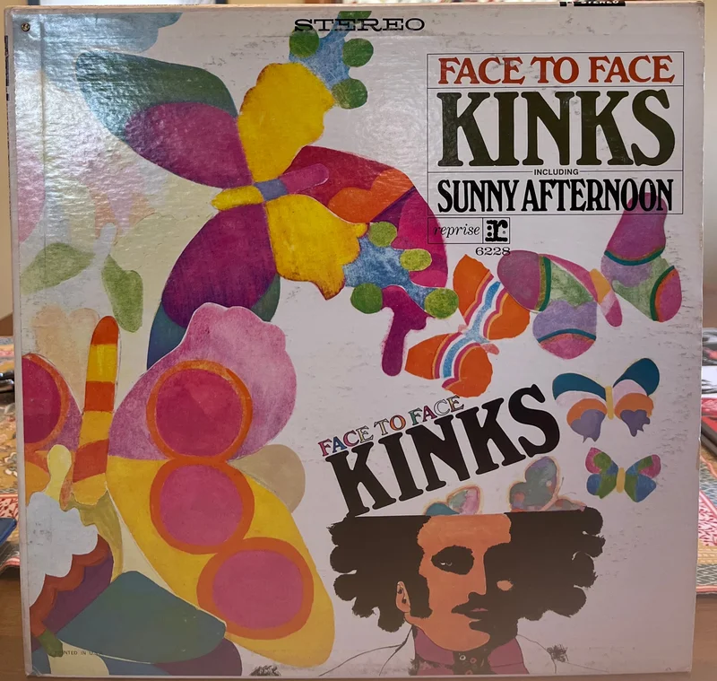 KINKS - Face To Face (Tricolor Riverboat Label)