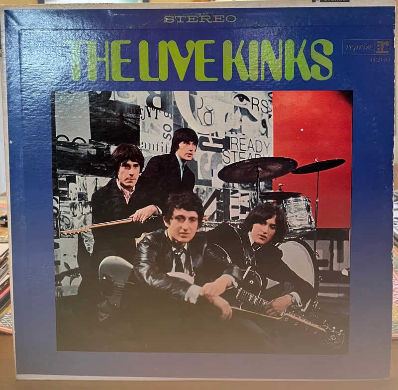 KINKS - Live Kinks (Tricolor Riverboat Label)