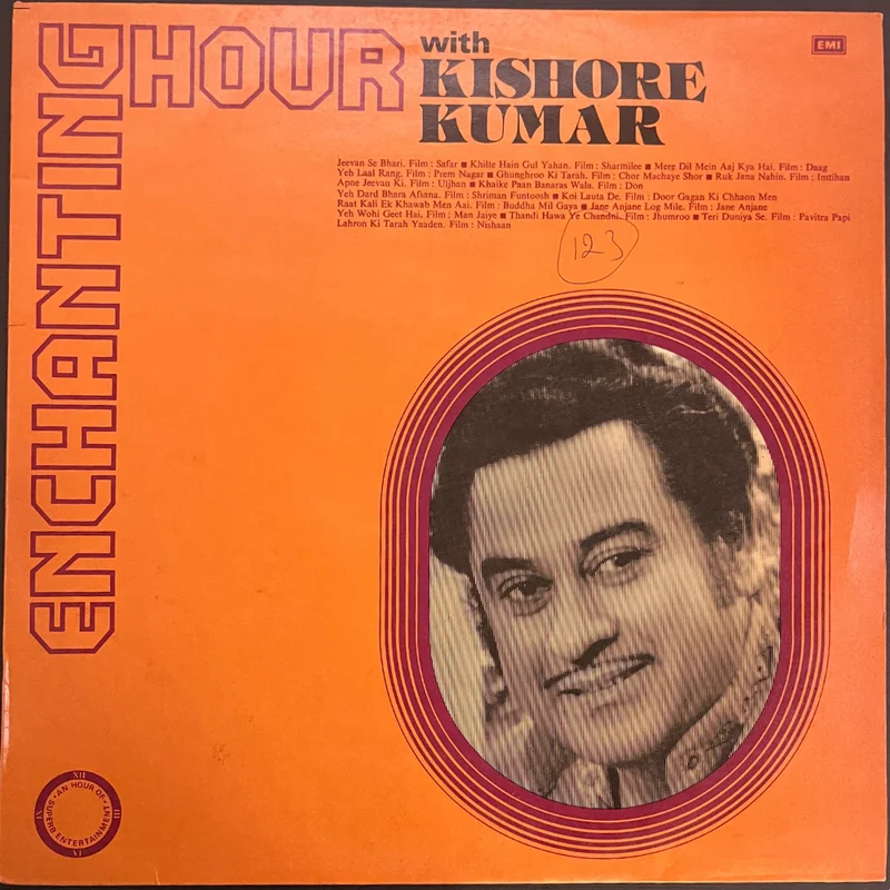 Kishore Kumar  Enchanting Hour With Kishore Kumar (Used Vinyl - VG+) JB Marketplace