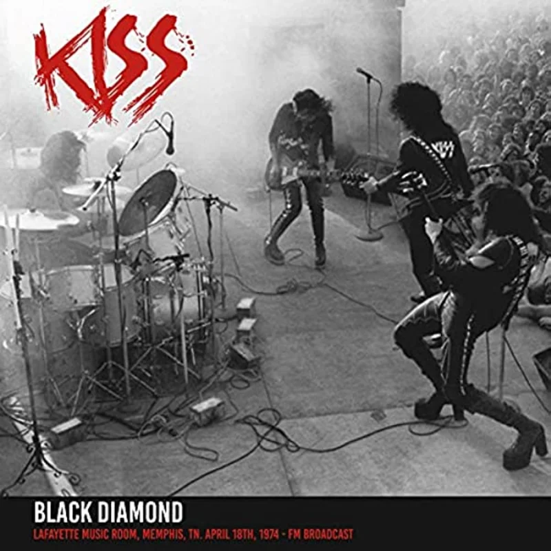 Kiss - Black Diamond - Live 1974 broadcast on import colored vinyl