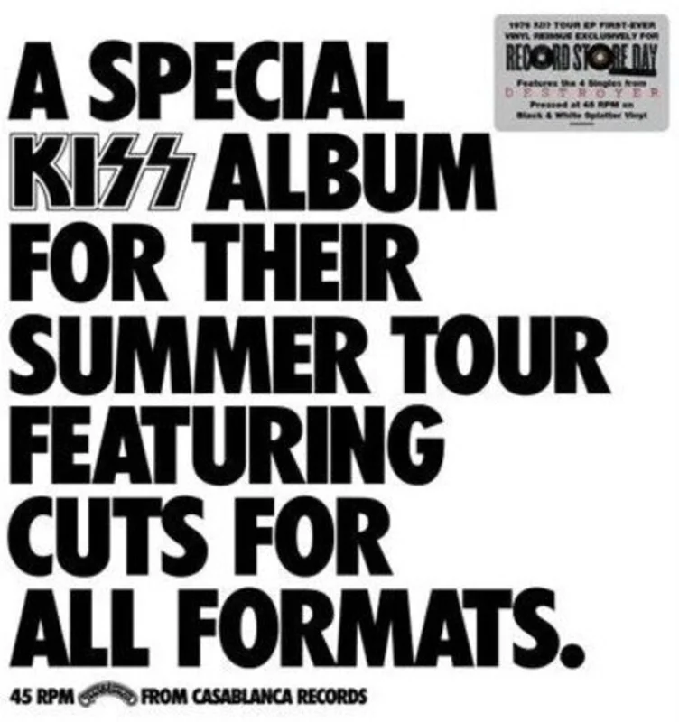 Kiss - Tour EP - on limited colored vinyl for RSD26